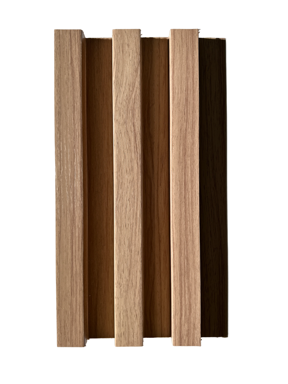 Extra Wide Interior Accent Wall Panels WPC Teak Wood Decorative Look