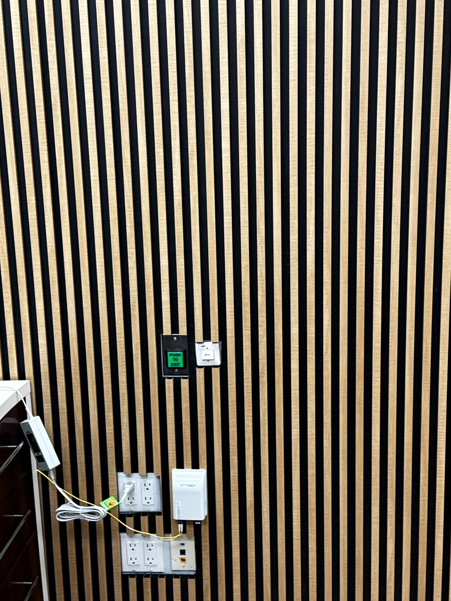 Two Tone Interior Accent Wall Panels Wood Effect