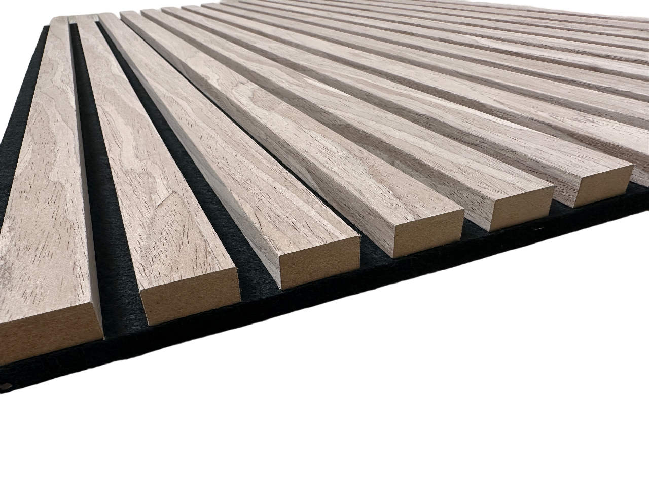 Acoustic Mini Wood Acoustic Panels Walnut Color 2 Pack 39.5” x 24" Panel Wall Art