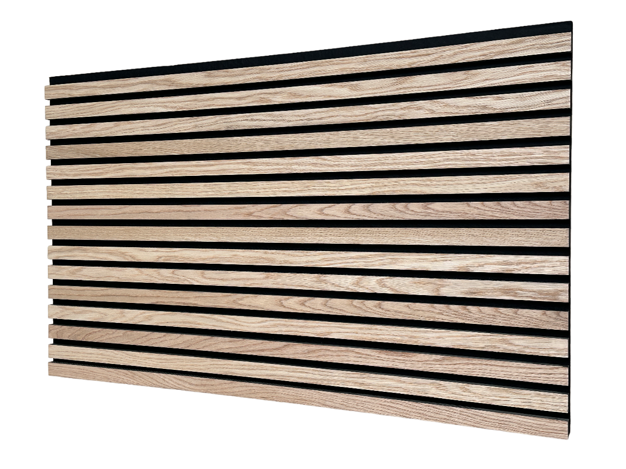 Acoustic Mini Flat Wood Acoustic Panels Oak Color 39.5” x 24" Panel Wall Art