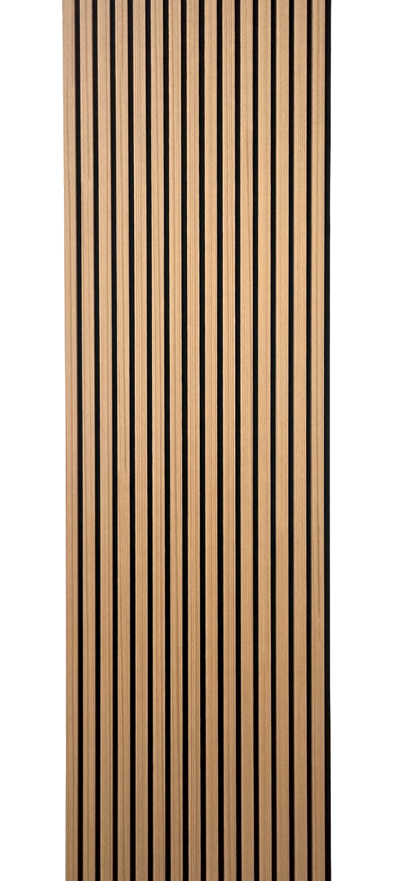 Acoustic Wood Panels Accent Wall Decor Light Brown 2 ft wide by 9.5 ft long