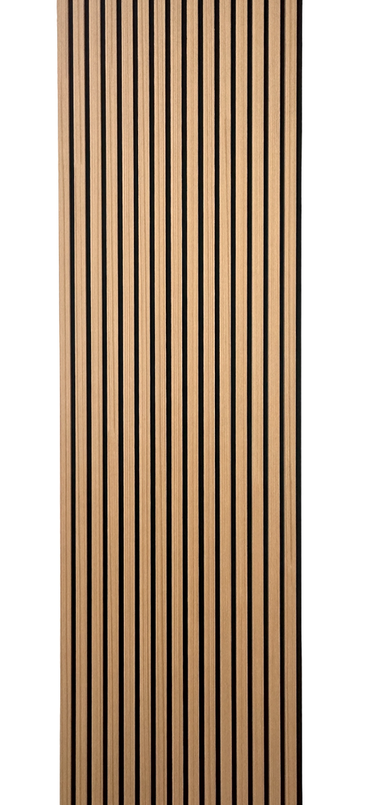 Acoustic Wood Panels Accent Wall Decor Light Brown 2 ft wide by 9.5 ft long