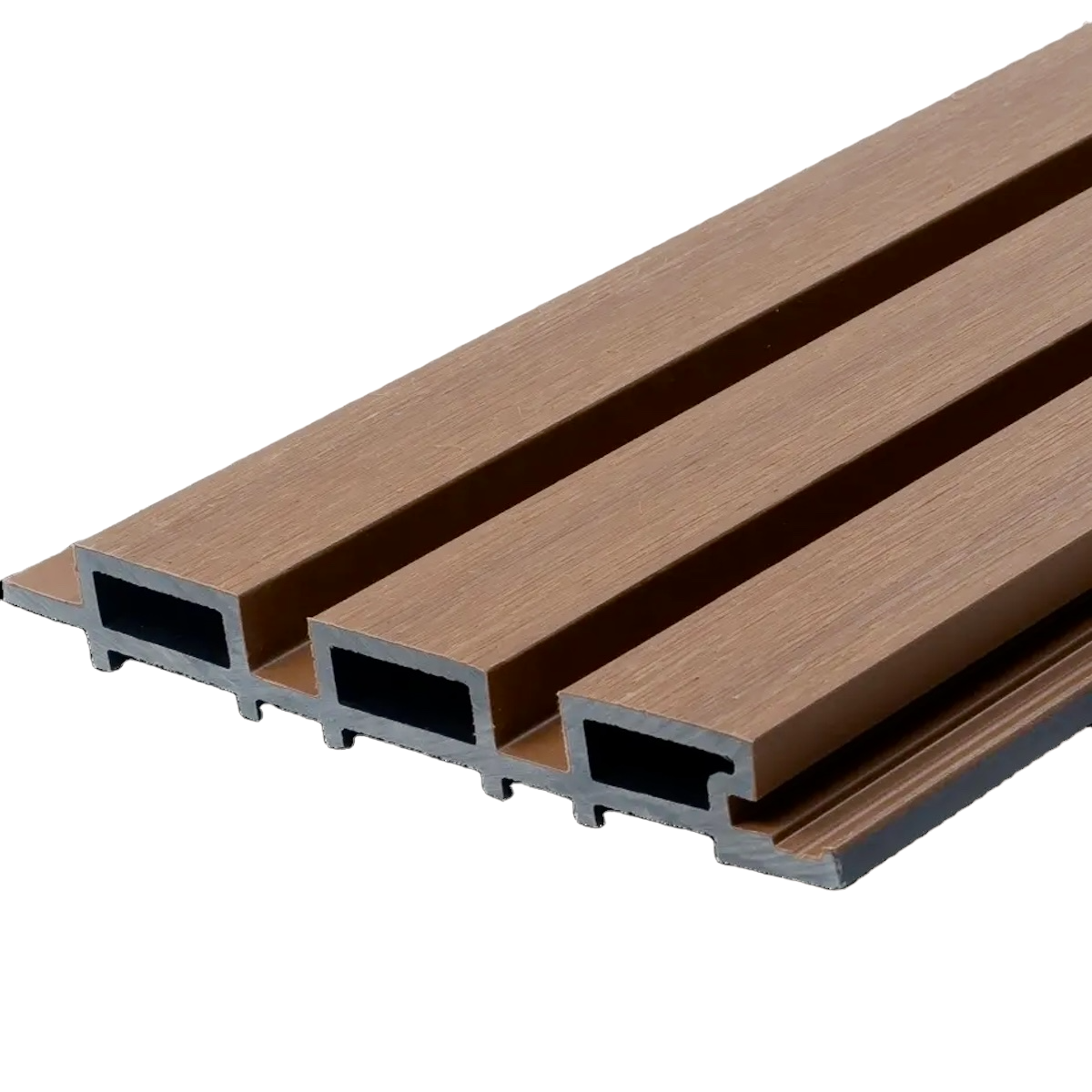 Teak Exterior Siding Panels Accent Wall Decor European Modern Wood Grain 8.5 in by 114 in