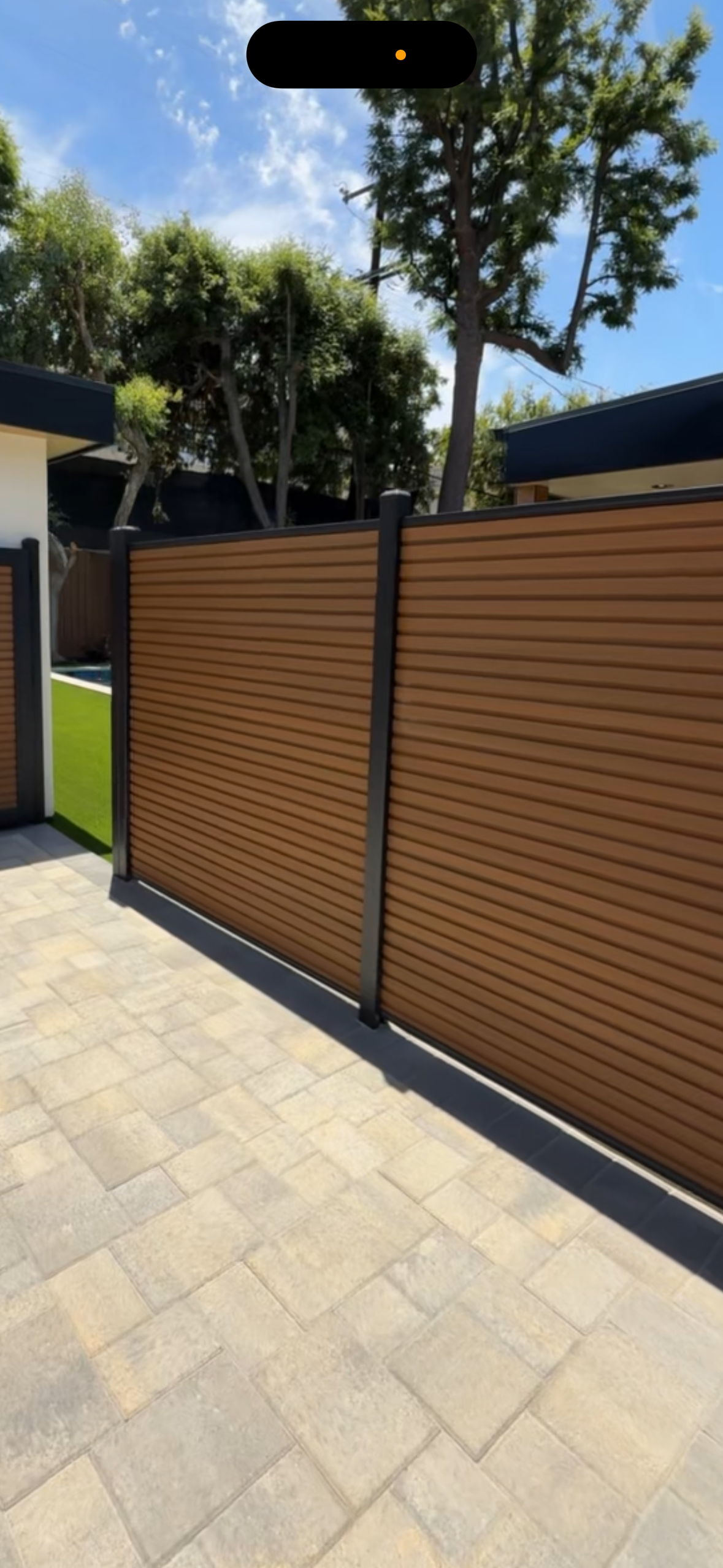 WPC Composite Fence Panels Aluminum Post Complete Sets 6'x6' or 8'x6' feet