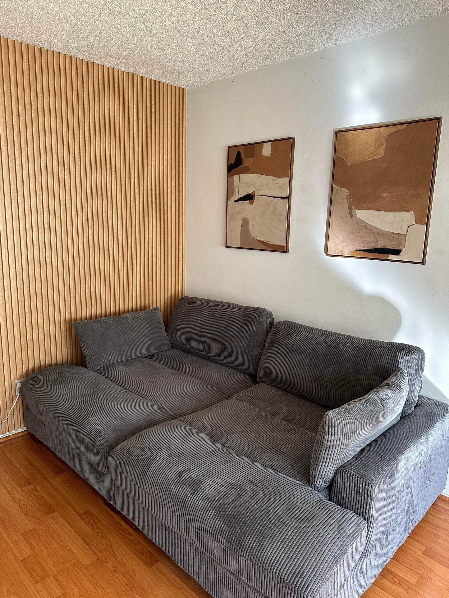 Interior Accent Wall Panels Wood Effect Extra Light Oak Color