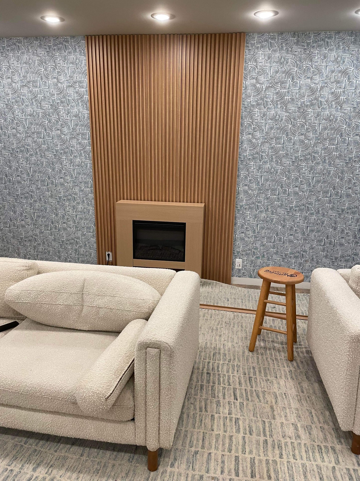 Interior Accent Wall Panels Wood Effect Extra Light Oak Color