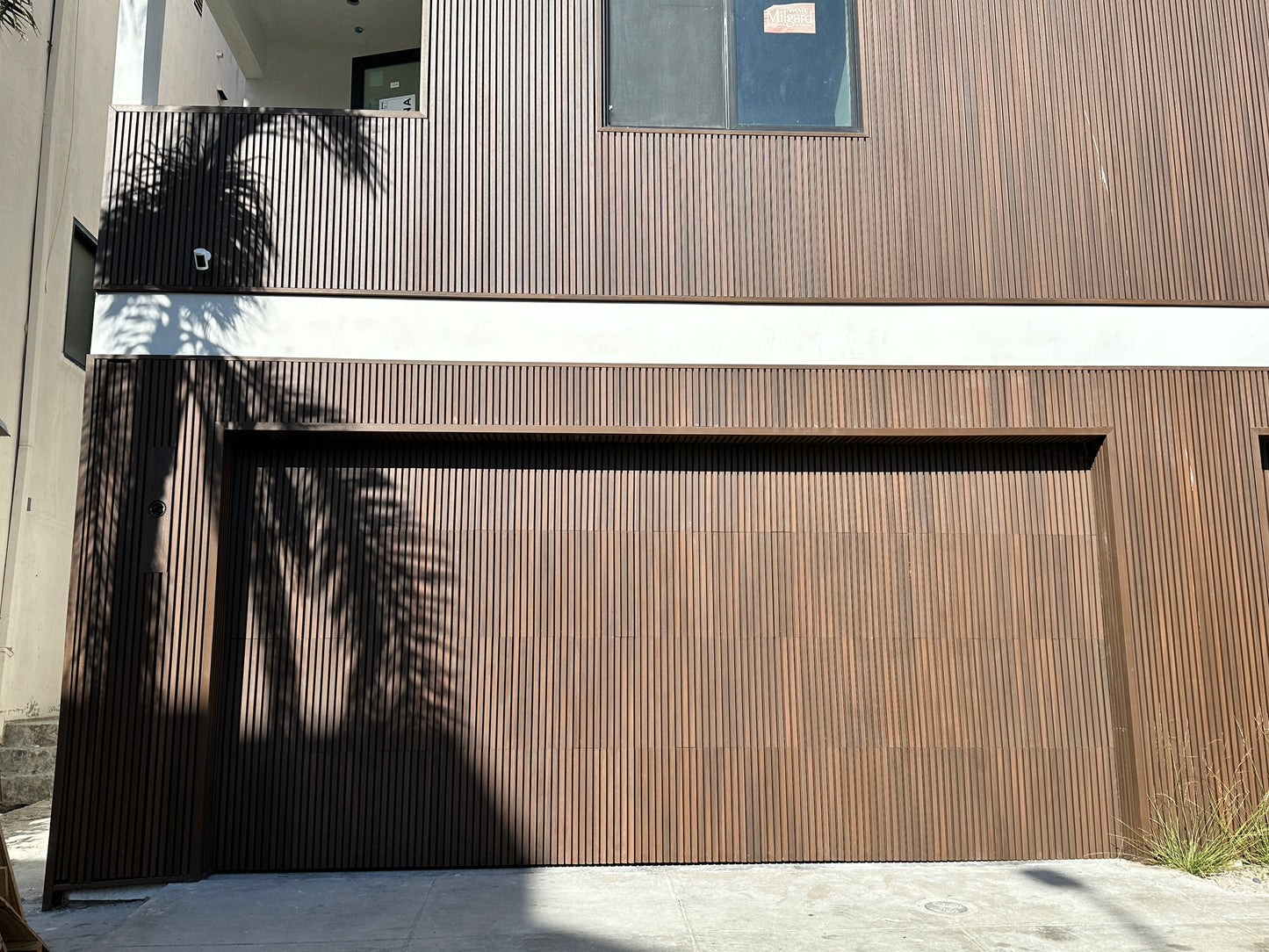 Teak Exterior Siding Panels Accent Wall Decor European Modern Wood Grain 8.5 in by 114 in