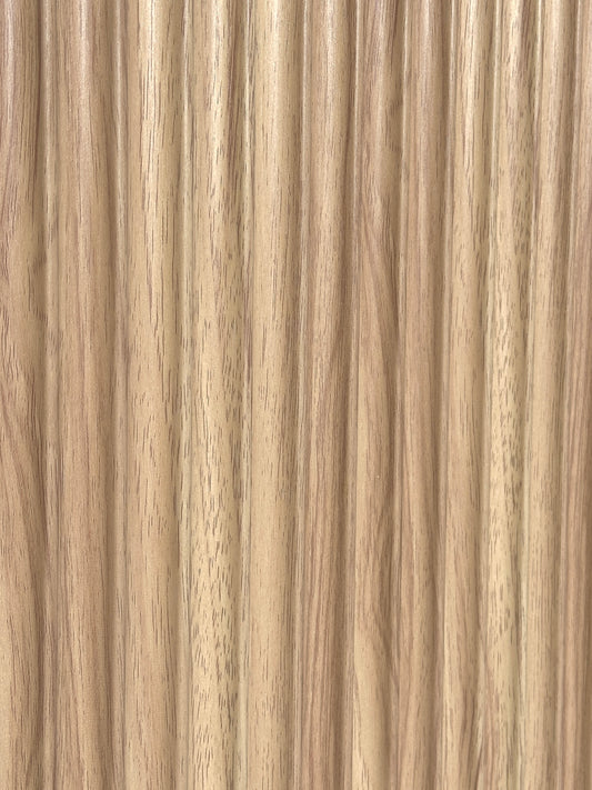 Wide Fluted Oak Color Interior Wall Decor Panels 6.2 inches wide by 114 inches long