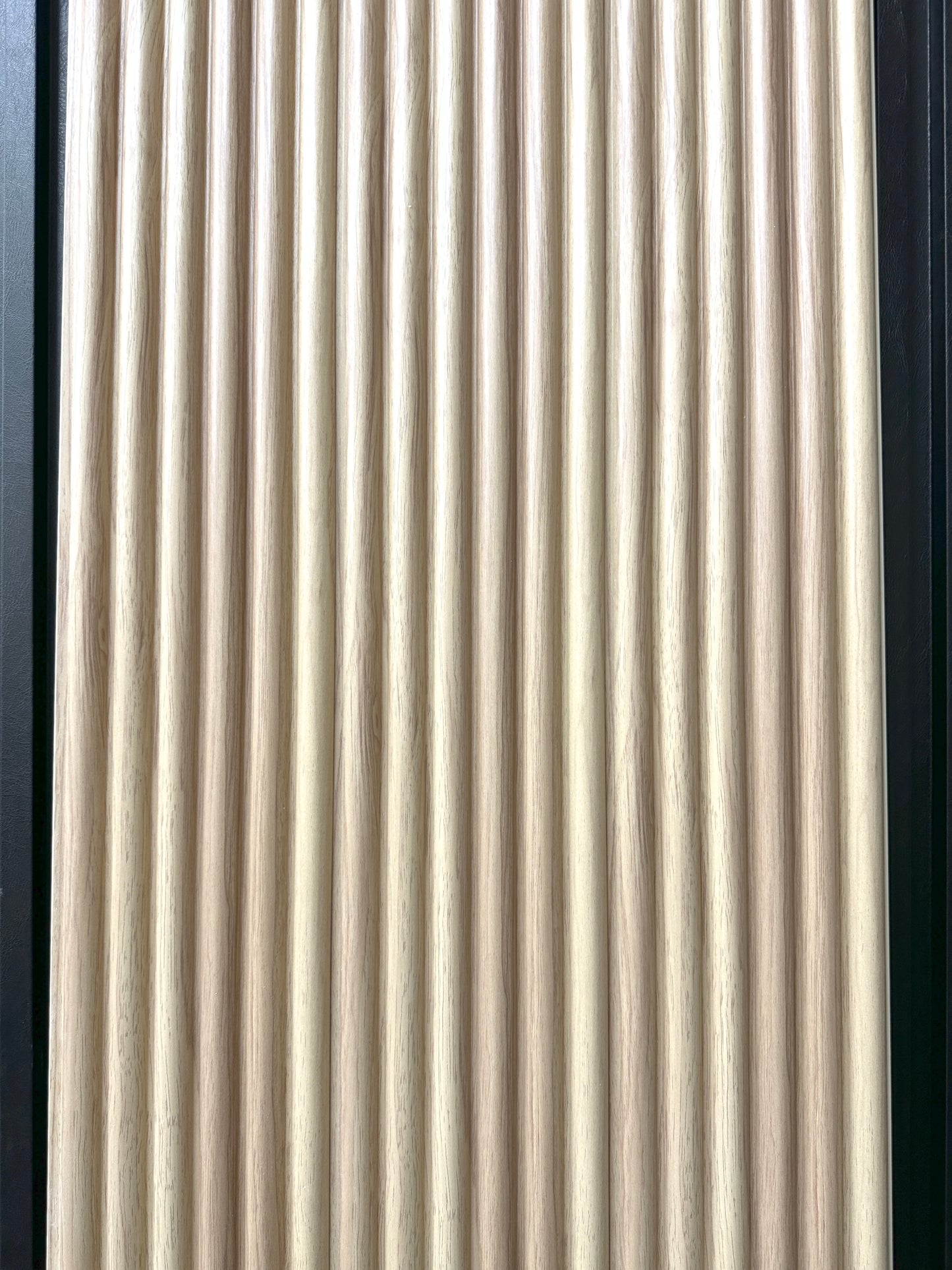 Ribbed Round Wall Panels 9.5 feet by 6 inches Mid Century Modern Look
