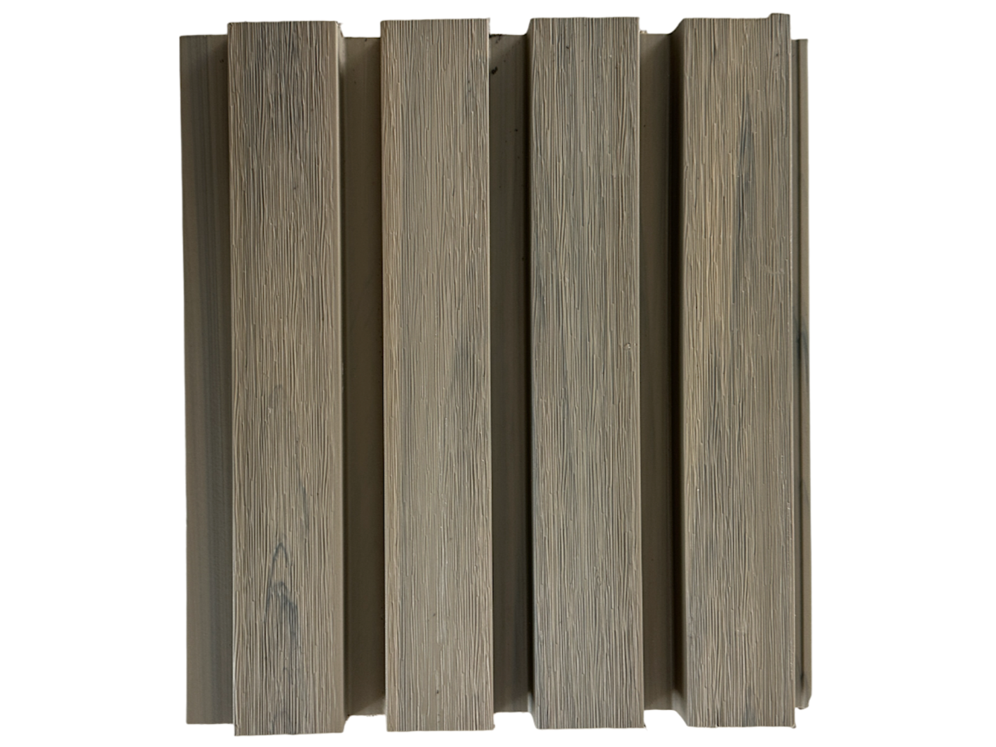 Grey Exterior Siding Panels Accent Wall Decor European Modern Wood Grain 8.5 in by 114 in