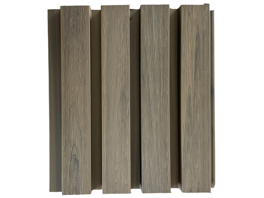 Grey Exterior Siding Panels Accent Wall Decor European Modern Wood Grain 8.5 in by 114 in