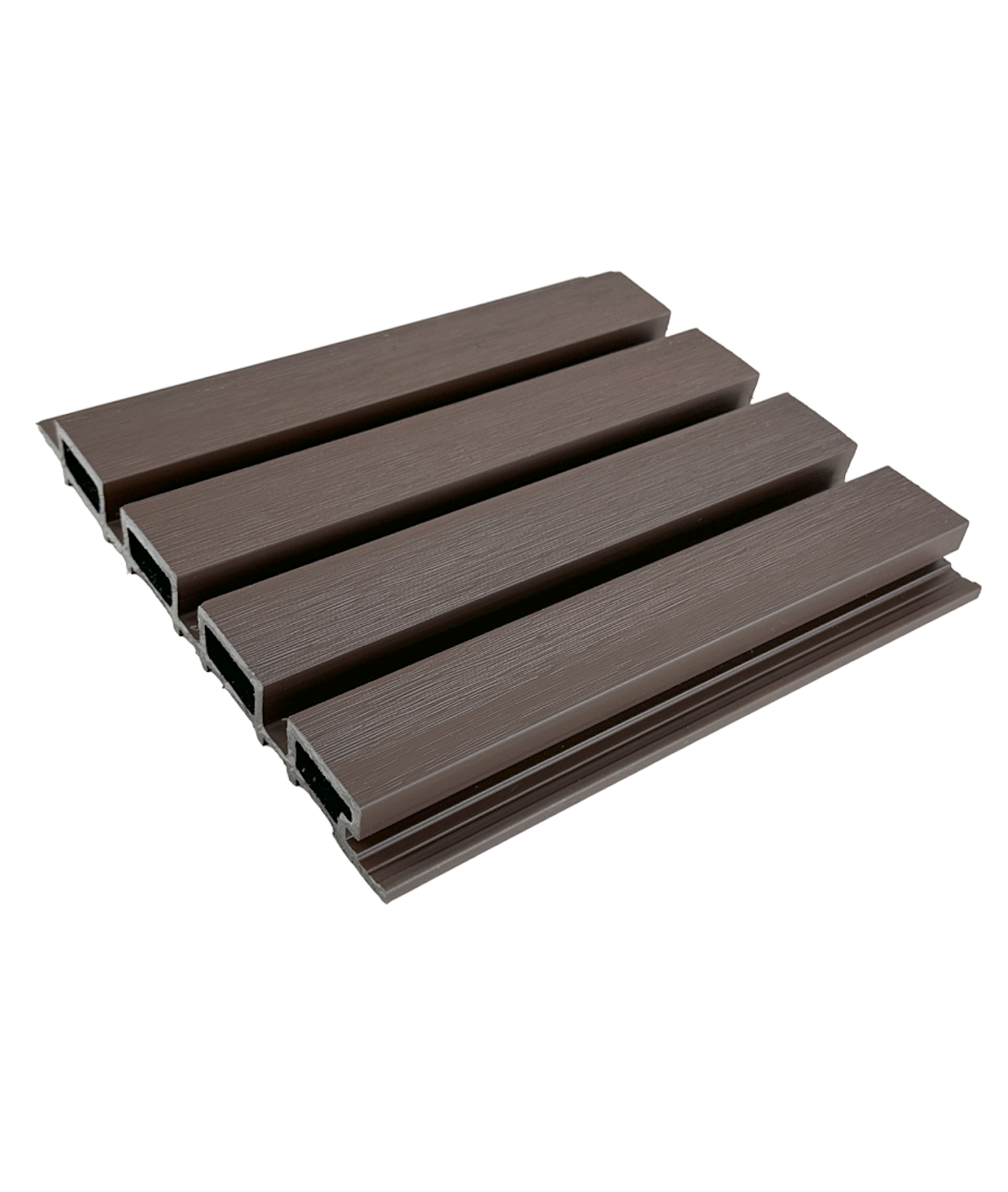 Dark Brown Exterior Siding Panels Accent Wall Decor European Modern Wood Grain 8.5 in by 114 in