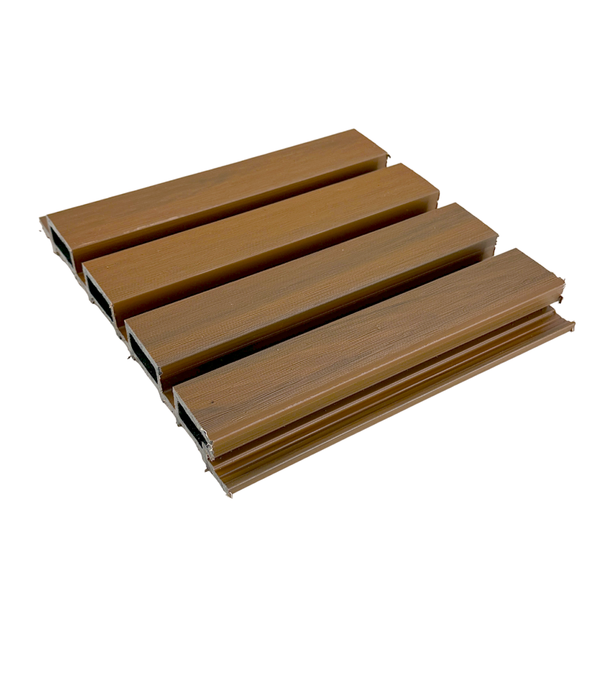 Teak Exterior Siding Panels Accent Wall Decor European Modern Wood Grain 8.5 in by 114 in