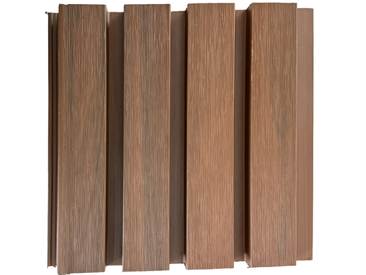 Teak Exterior Siding Panels Accent Wall Decor European Modern Wood Grain 8.5 in by 114 in