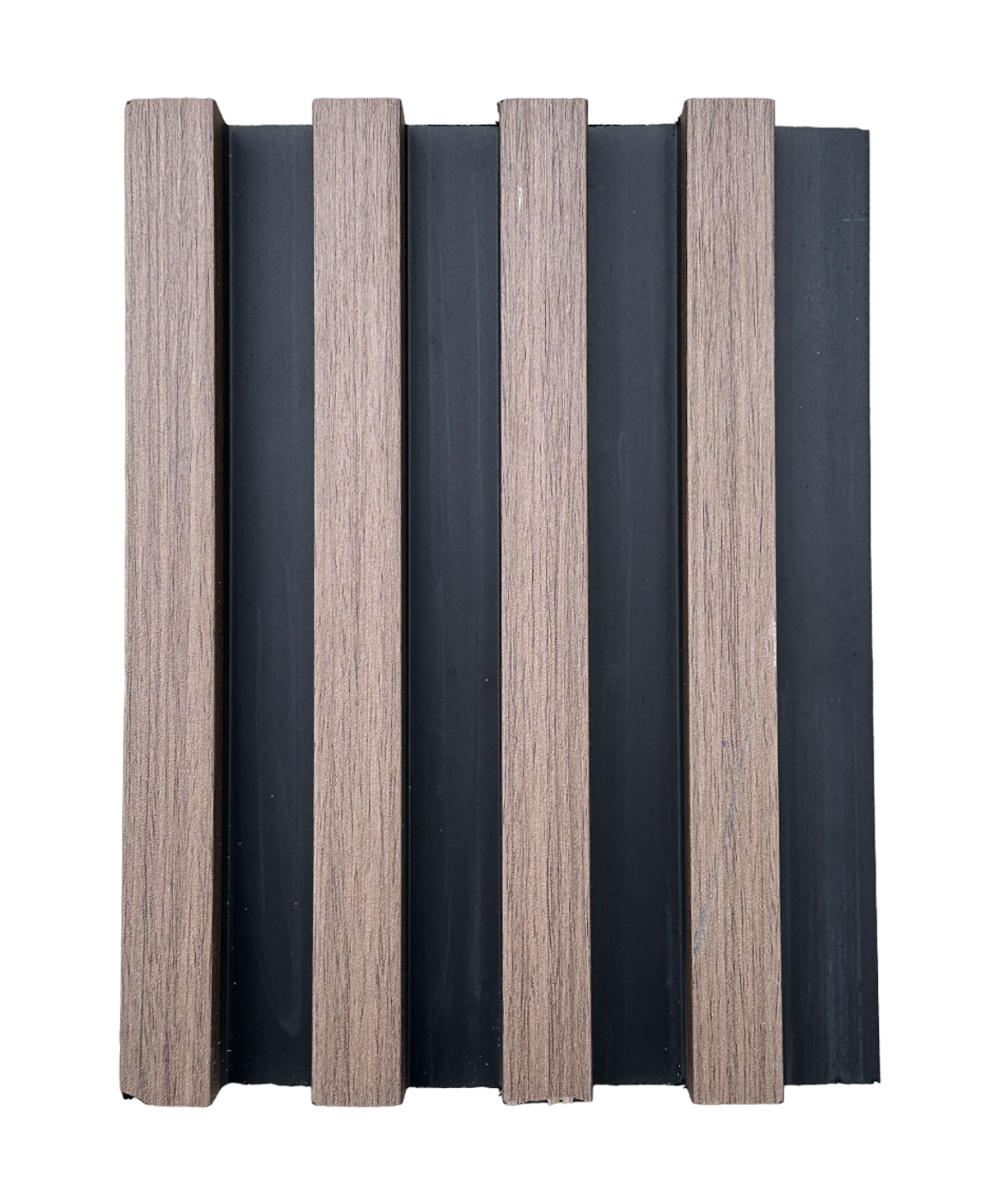 Interior Accent Wall Panels Two Tone Brown / Black Decorative Wood Look