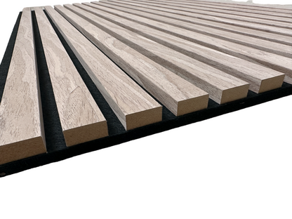 Acoustic Mini Wood Accent Panels Walnut Color 39.5” x 24" Panel Wall
