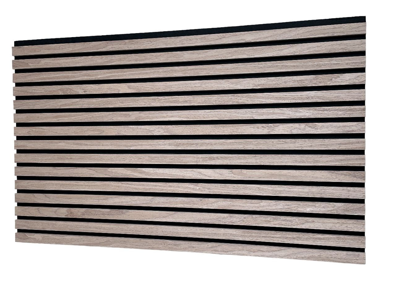 Acoustic Mini Wood Acoustic Panels Walnut Color 2 Pack 39.5” x 24" Panel Wall Art