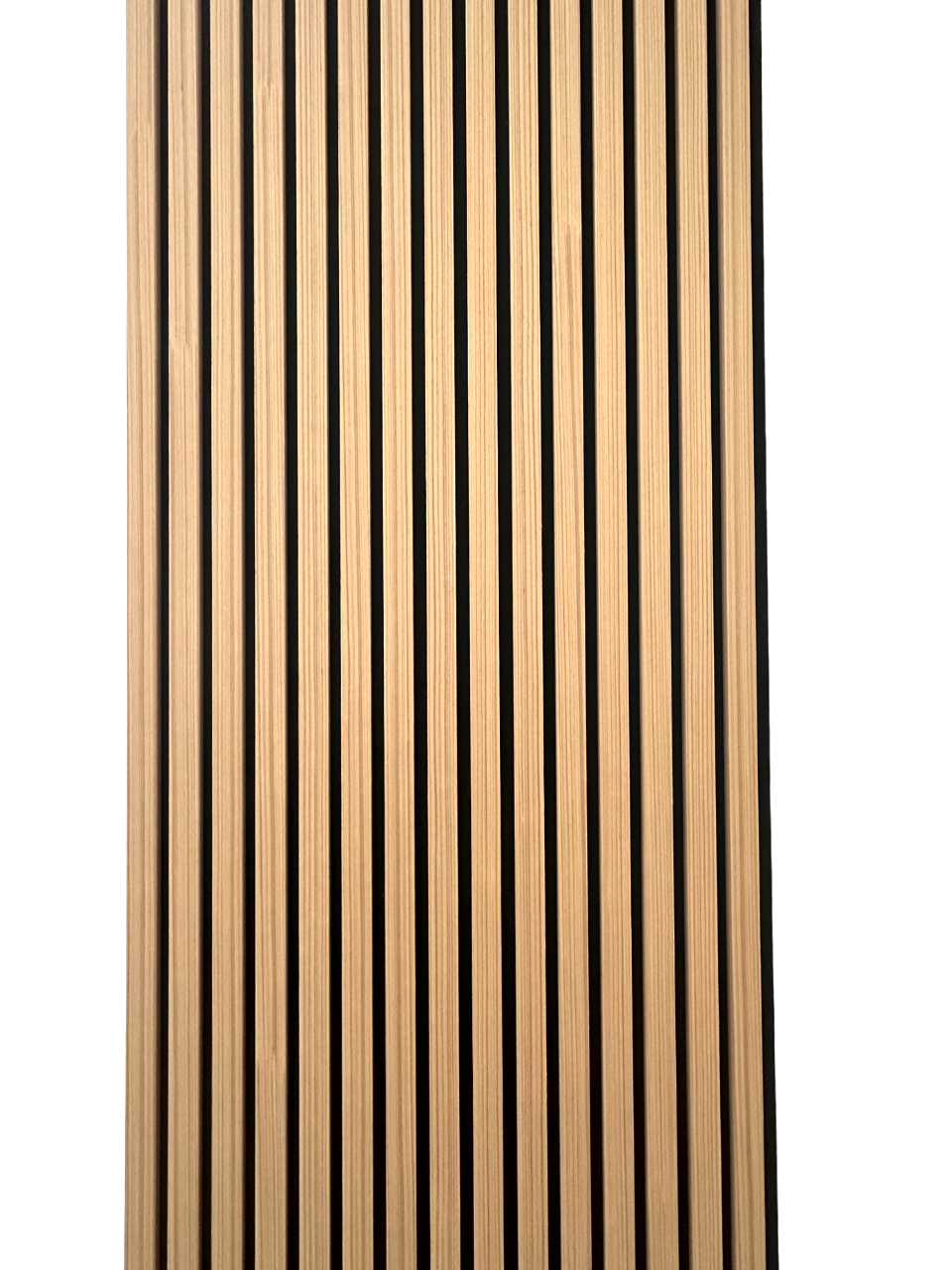 Acoustic Wood Panels Accent Wall Panels Light Brown Accent Slat Wall Decor 2 ft wide by 8 ft long