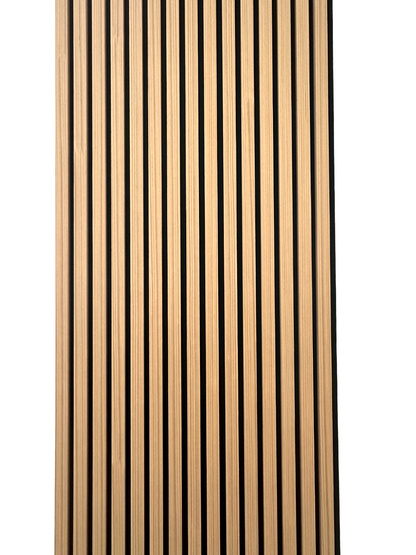 Acoustic Wood Panels Accent Wall Panels Light Brown Accent Slat Wall Decor 2 ft wide by 8 ft long