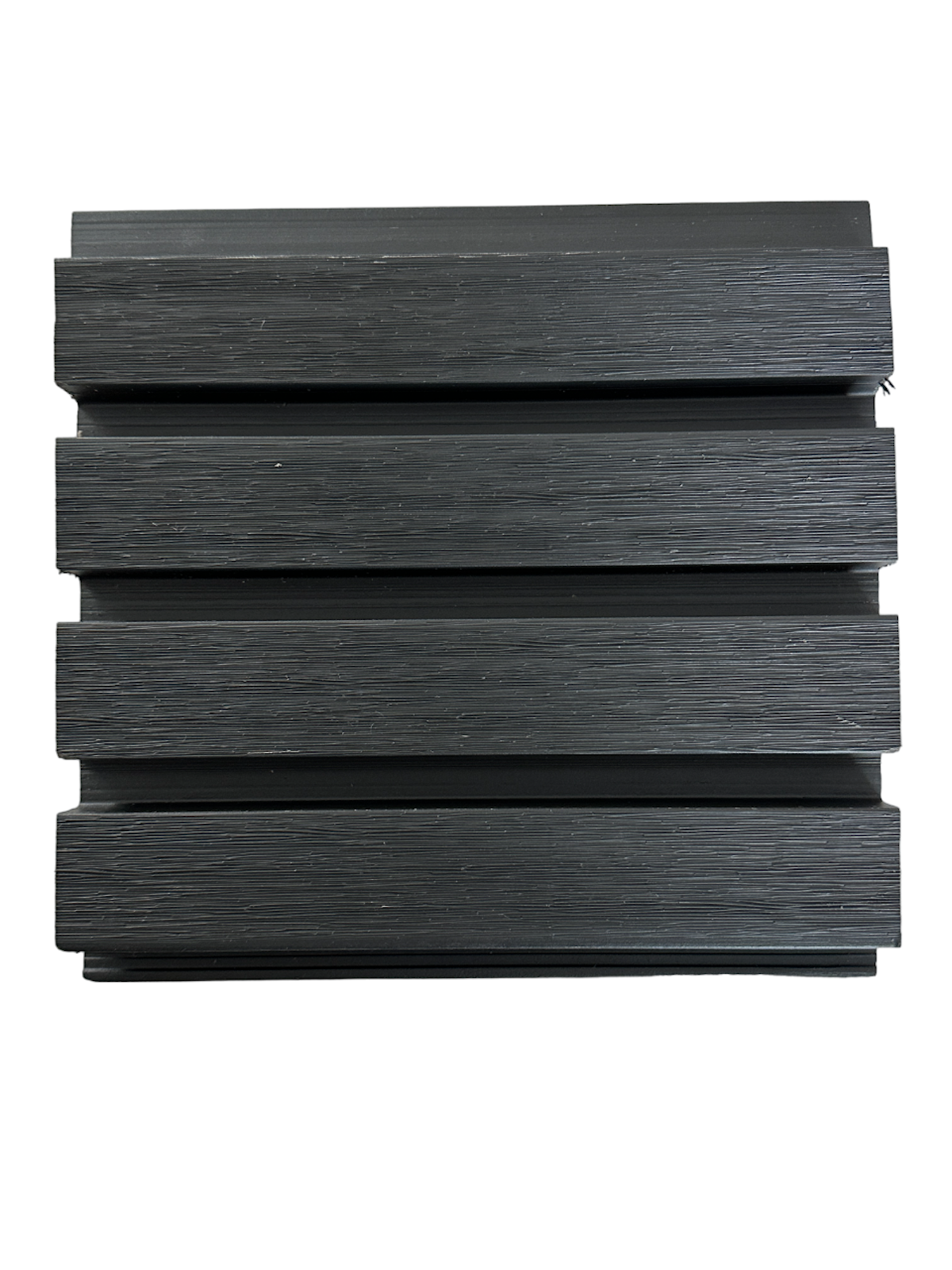 Black Exterior Siding Panels Accent Wall Decor European Modern Wood Grain 8.5 in by 114 in