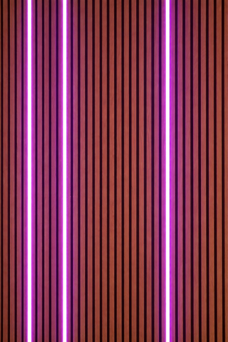 RGB Silicone Multi Color LED Lights for Acoustic Wall Slat Panels Dimmable Set of 3 Easily Inserted Lights