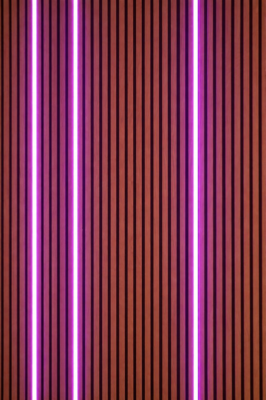 RGB Silicone Multi Color LED Lights for Acoustic Wall Slat Panels Dimmable Set of 3 Easily Inserted Lights