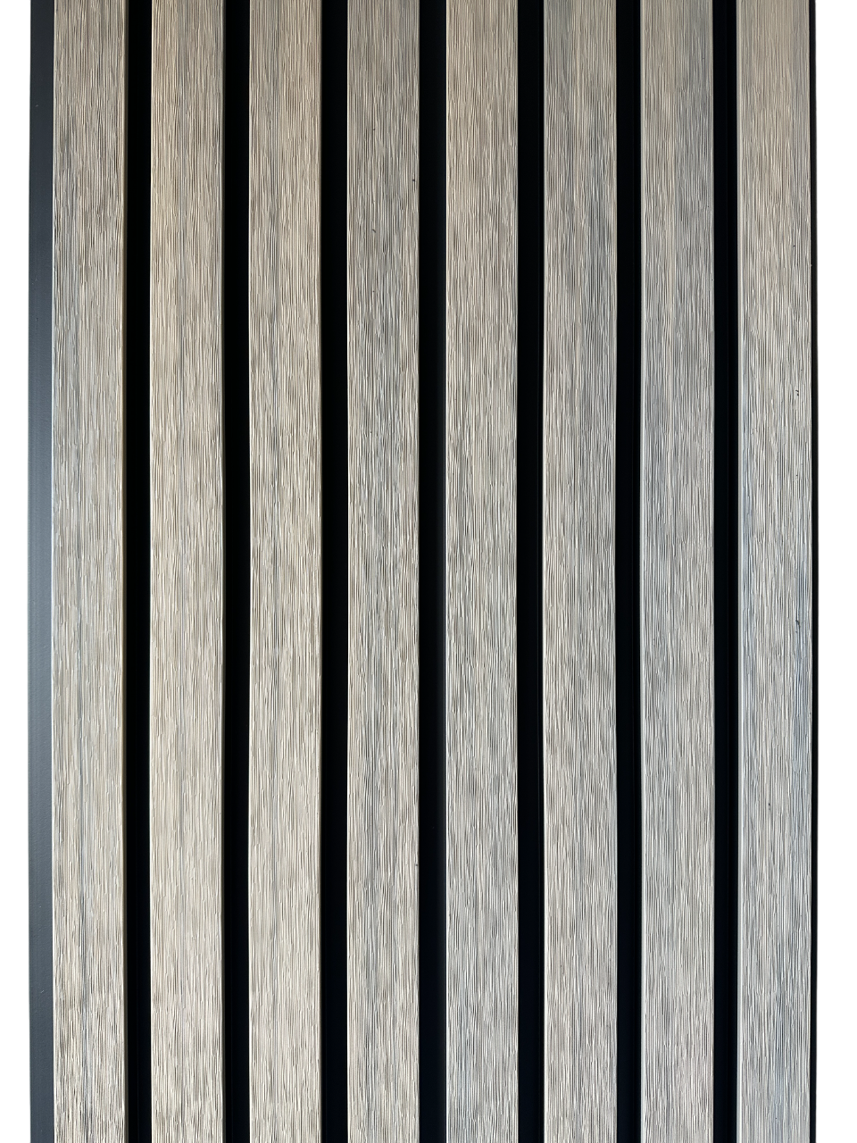 Grey Color with Black Exterior Slat Wall Panels  Durable Siding & Accent Cladding Two Tone