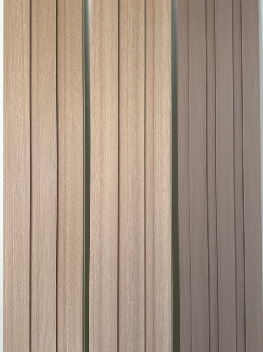 Wall Decor Slat Panels any Bedroom Interior Wood Look Acoustic 9.5 feet long by 8 in. wide