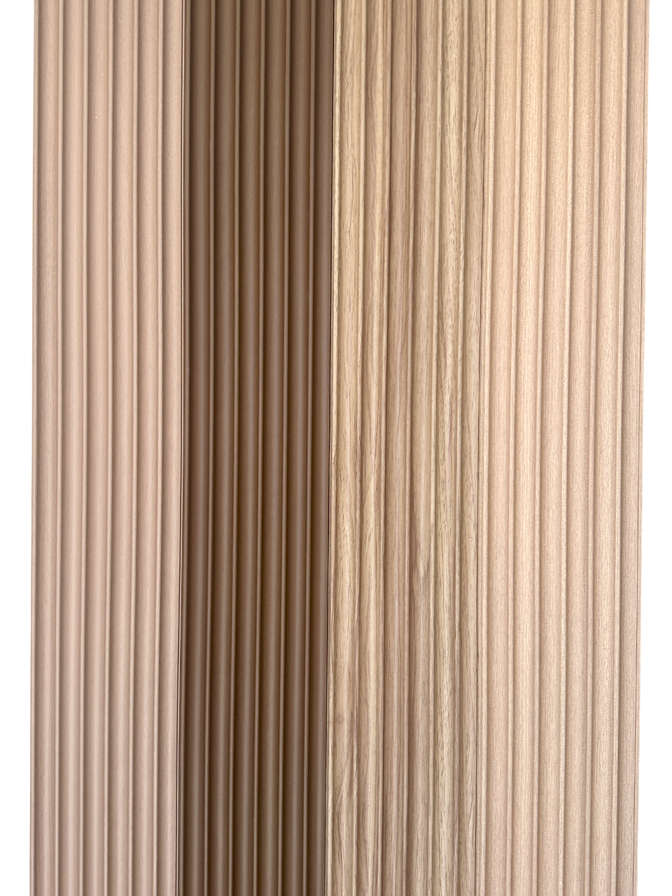 Modern Fluted Oak Colors Interior Wall Decor Panels 6.2" inches wide by 114" long