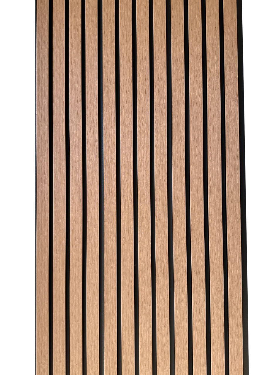 Exterior Two Tone Oak Composite Cladding Siding Outdoor Wall Panel 9.5 Feet x 8.4 inches