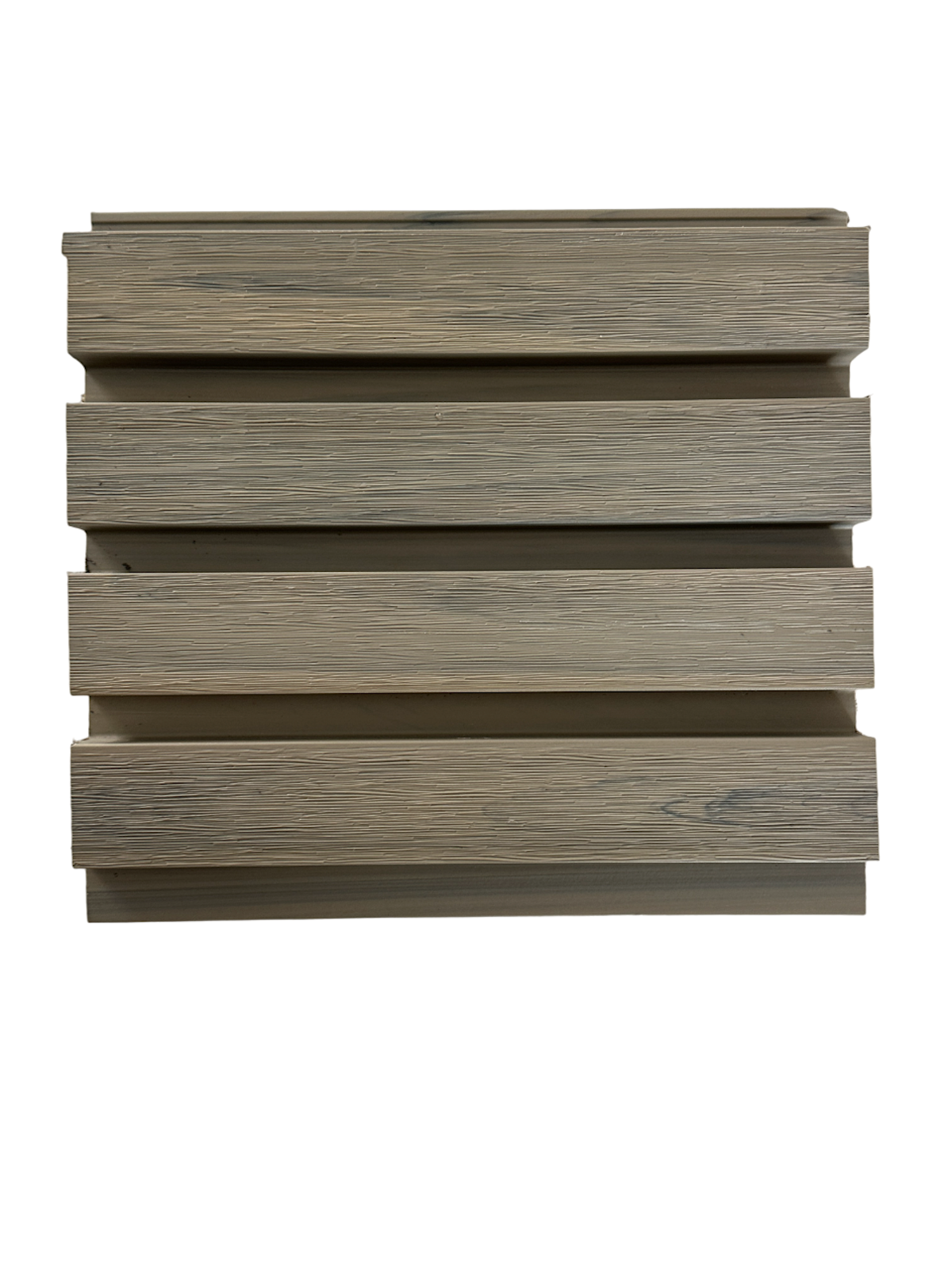 Grey Exterior Siding Panels Accent Wall Decor European Modern Wood Grain 8.5 in by 114 in