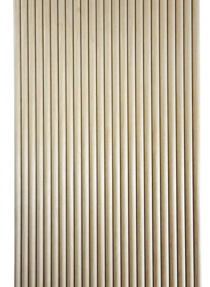 Round Flexible Tambour Wall Panels in Premium White Oak Color