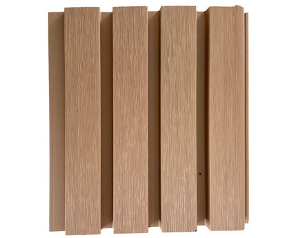 Light Oak Exterior Siding Panels Accent Wall Decor European Modern Wood Grain 8.5 in by 114 in