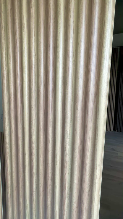 Half Rounded White Oak Wall Panels Wall Claddings Wall Covering WPC
